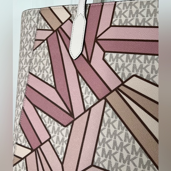 NWT Michael Michael Kors Sinclair Large East/West Smokey Rose Tote - Picture 4 of 9